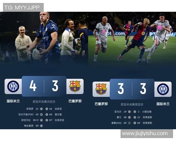欧冠半决赛精彩对决国米迎战巴萨争夺决赛席位的激烈较量